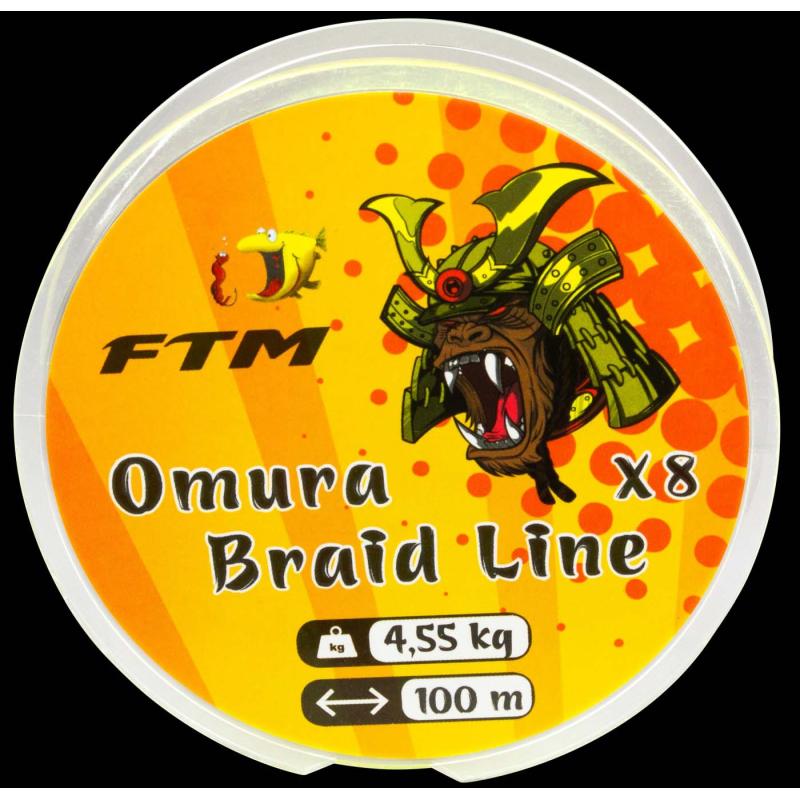 Fishing Tackle Max Schnur Omura Braid 4,55 kg - 0,10mm
