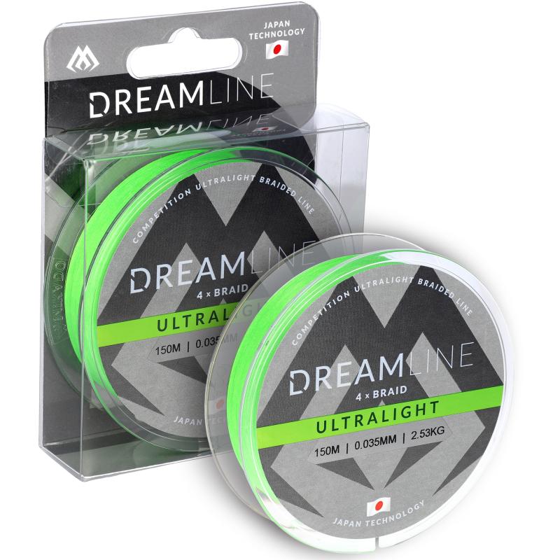 Mikado Dreamline Ultralight - 0.035mm / 2.53Kg / 150M - Fluo Green