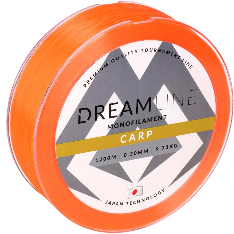 Mikado Dreamline Carp - 0.35mm / 12.04Kg / 1200M - Orange Fluo