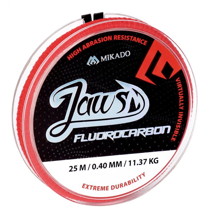 Mikado Fluorocarbon Jaws 0.35mm / 8.76Kg / 25M