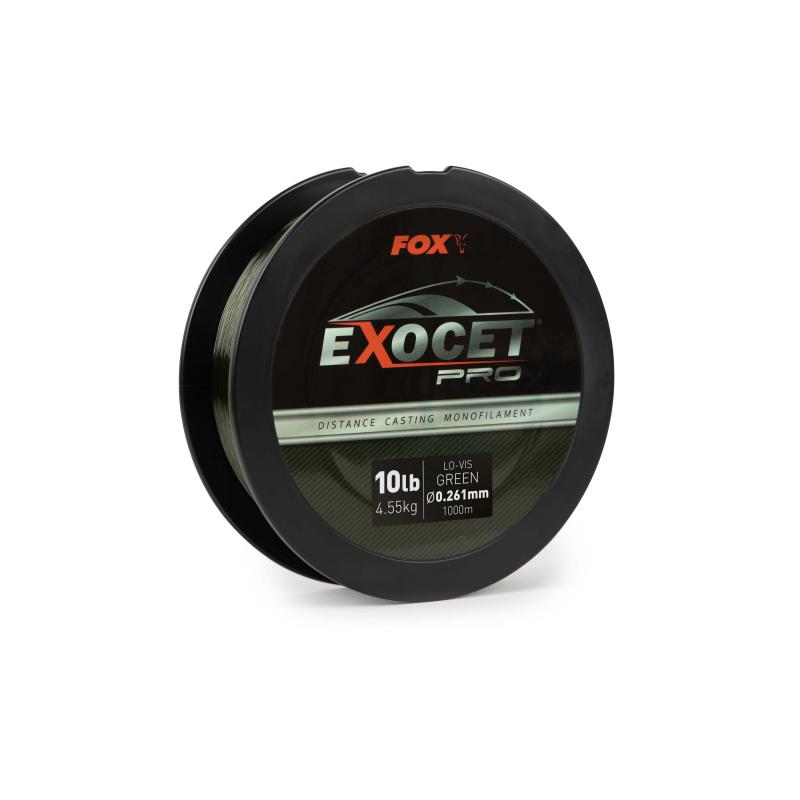 FOX Exocet Pro (Vert basse visibilité) 0.261 mm 10 lb / 4.55 kg (1000 m)