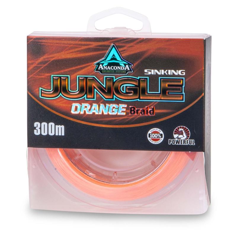 Anaconda Jungle Orange Tresse Coulante 300M 0,25mm