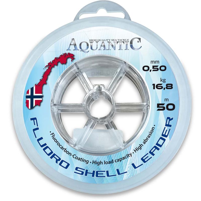 Aquantic Fluoro Shell Leader 0,50 mm-50 m