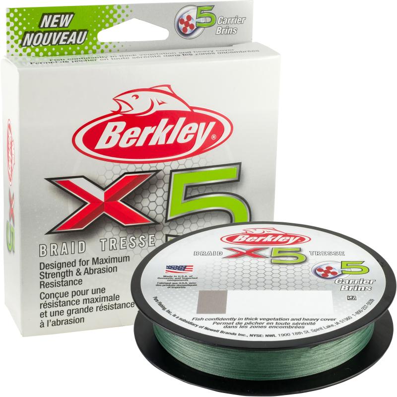 Berkley X5 150M 4.5K low visible green 0,12