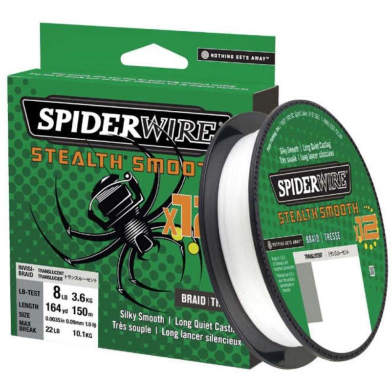 SpiderWire Stealth Smooth12 0.13 mm 150 M 12.7 K doorschijnend