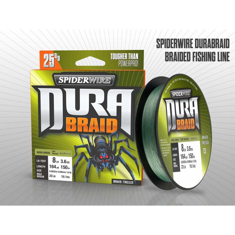 SpiderWire Durabraid 0.23mm 135m vert mousse