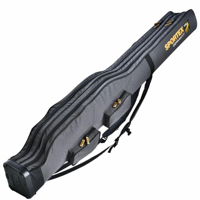 Sportex Tasche 2 Fächer für 2-4 montierte Ruten+Schirm+Tooltaschen 1,9m