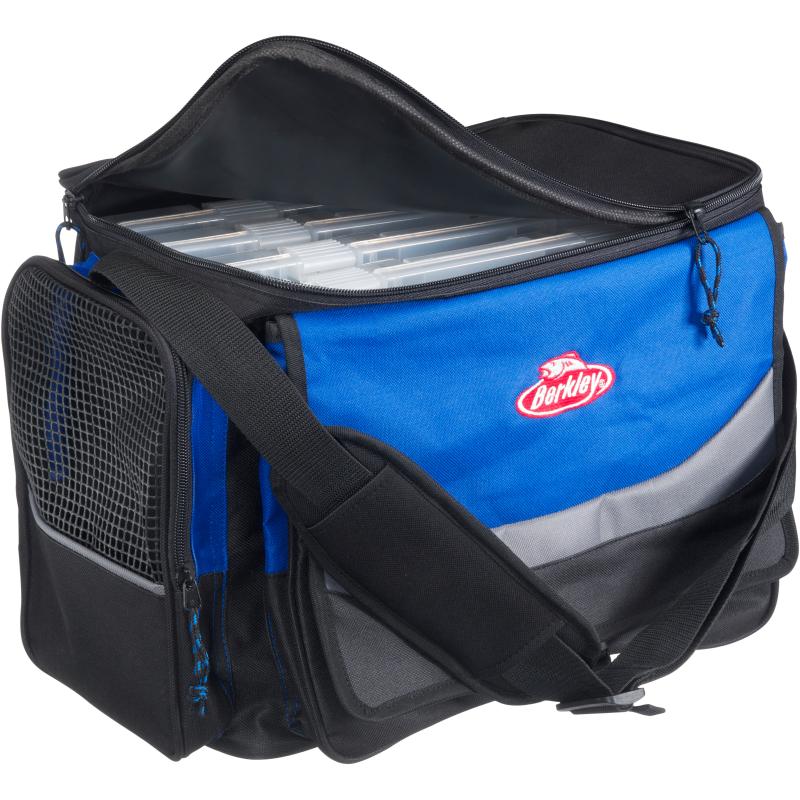 Berkley System Bag XL Blauw-Grijs-Zwart + 4 dozen