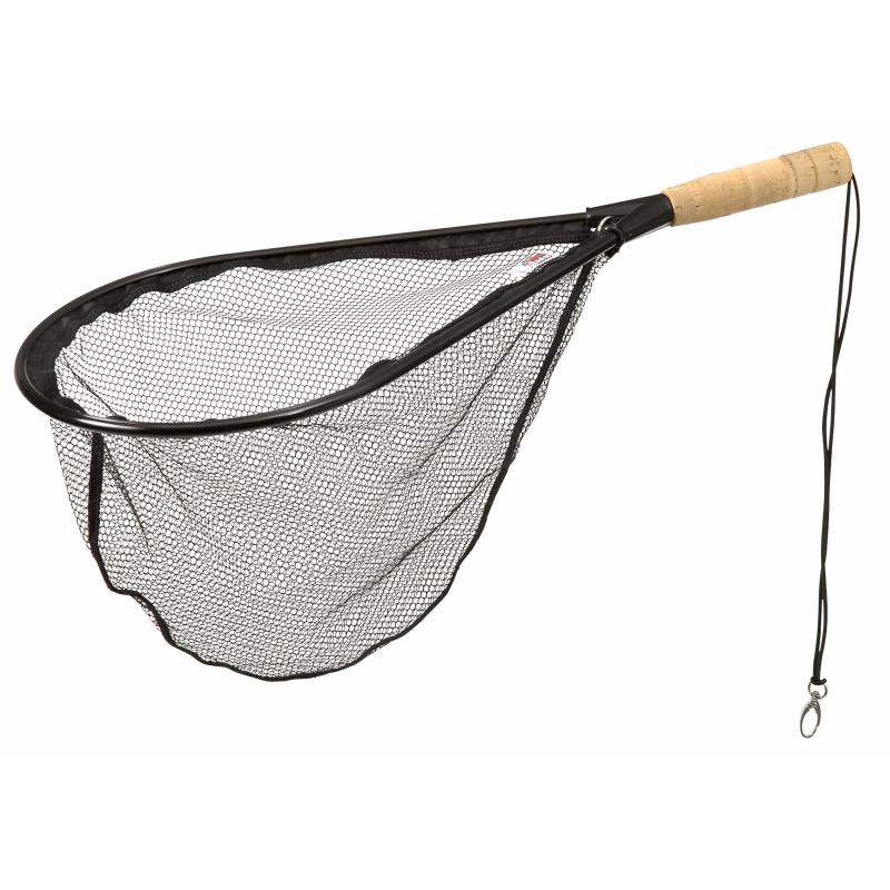 DAM wading net with cork handle 60X28cm rubberized