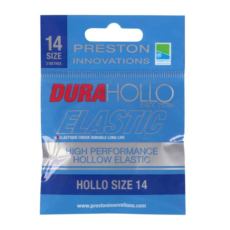 Preston Dura Hollo Elastic - Sz 14 - Pearl Blue