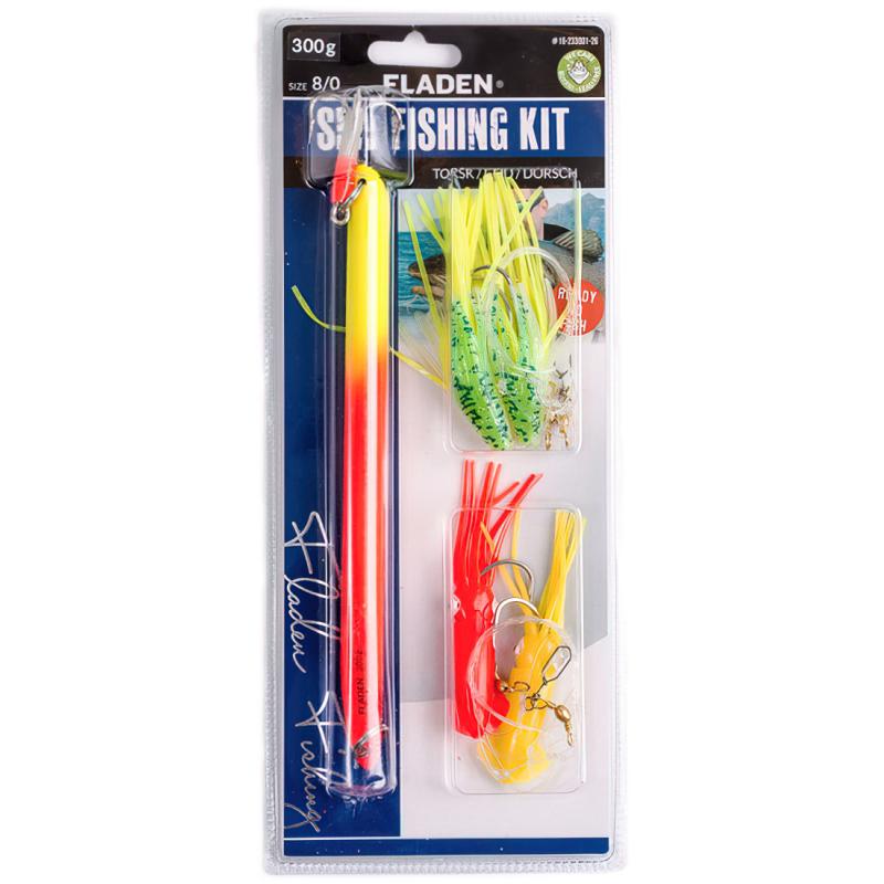 FLADEN Cod Rig Red 300g Ready-to-fish
