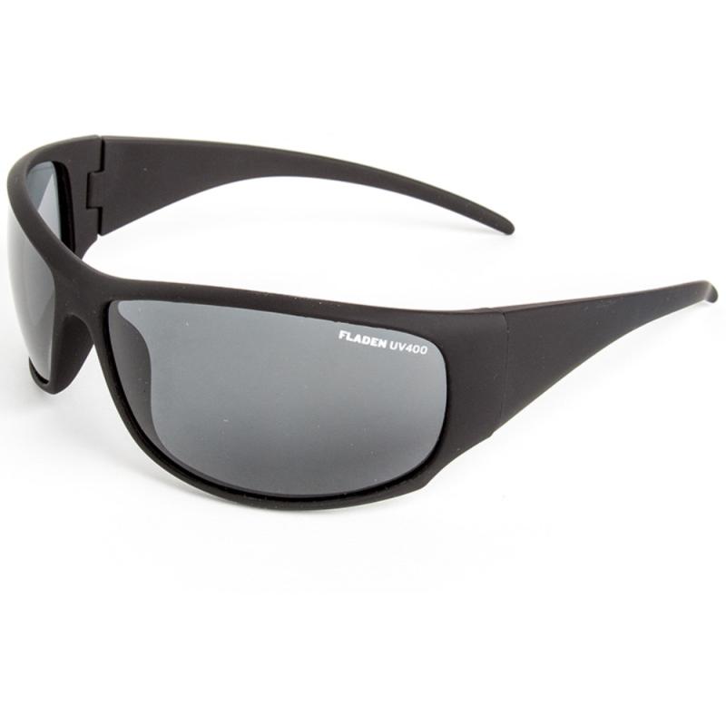 FLADEN sunglasses, polarized, floating, matt black frame, gray lens