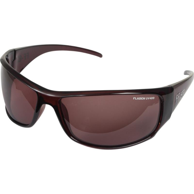 FLADEN sunglasses, polarized, amber frame pinkish lens