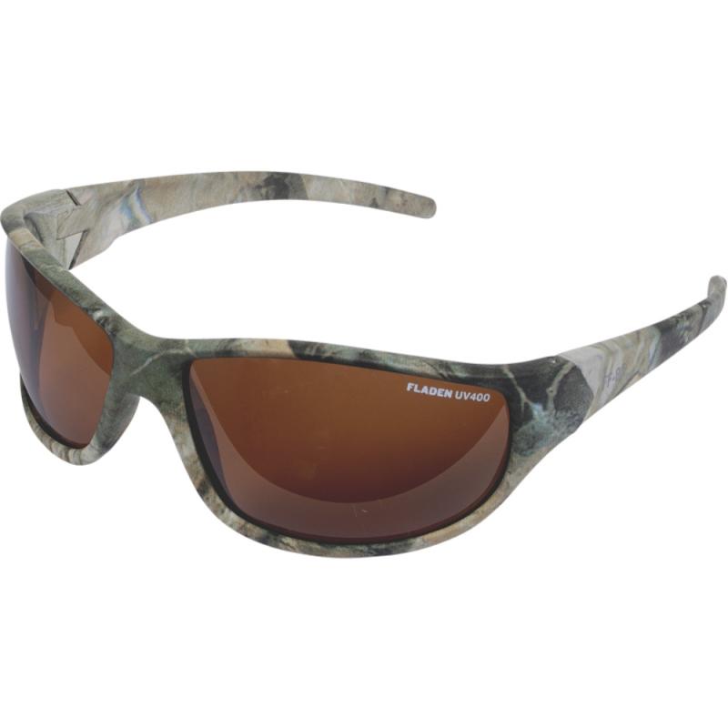 FLADEN sunglasses, polarized, Wild Camo frame amber lens