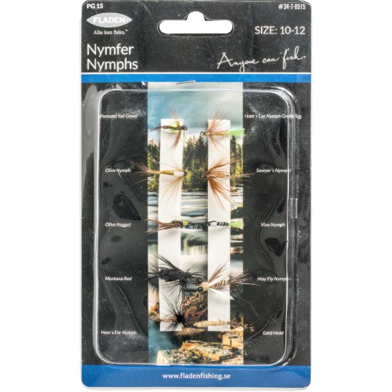 FLADEN nymphes taille 10-12 10pcs