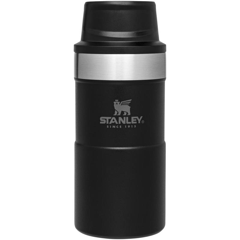 Stanley Trigger-Action Travel Mug 0.25L capacity matt black