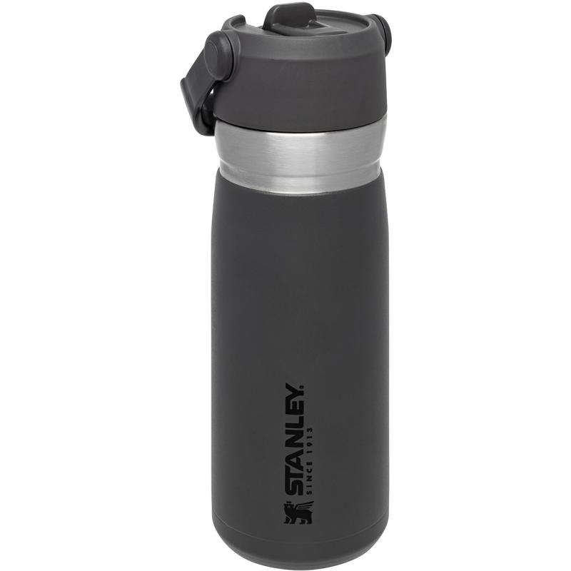 Stanley Iceflow Flip Straw Water Bottle 0.65L capacity Charcoal
