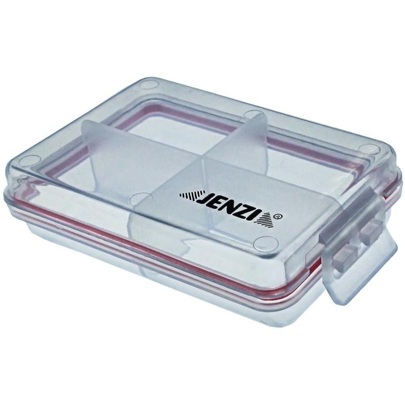 Boîte plastique JENZI, transparente, 105x70x25mm