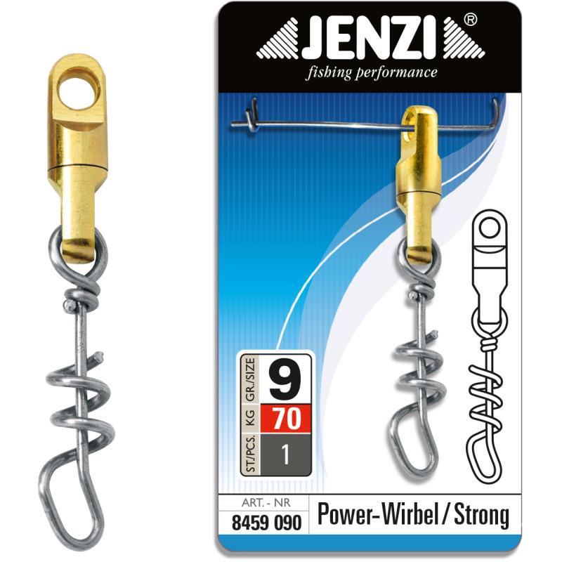 JENZI Power Swivel Strong brass size 9 70kg