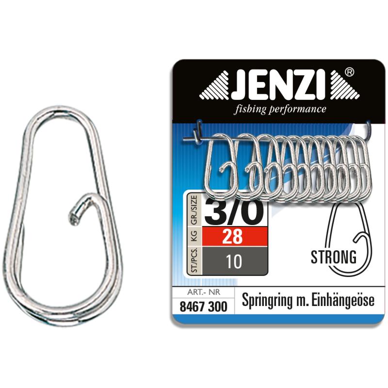 JENZI special snap rings with extremely high load-bearing capacity, nickel-plated size 3/0