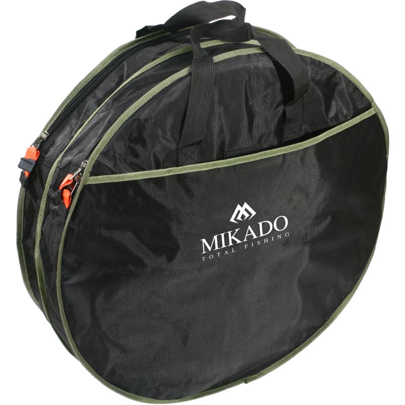 Mikado keep net bag - 2 compartments - round (63X17cm) - black green