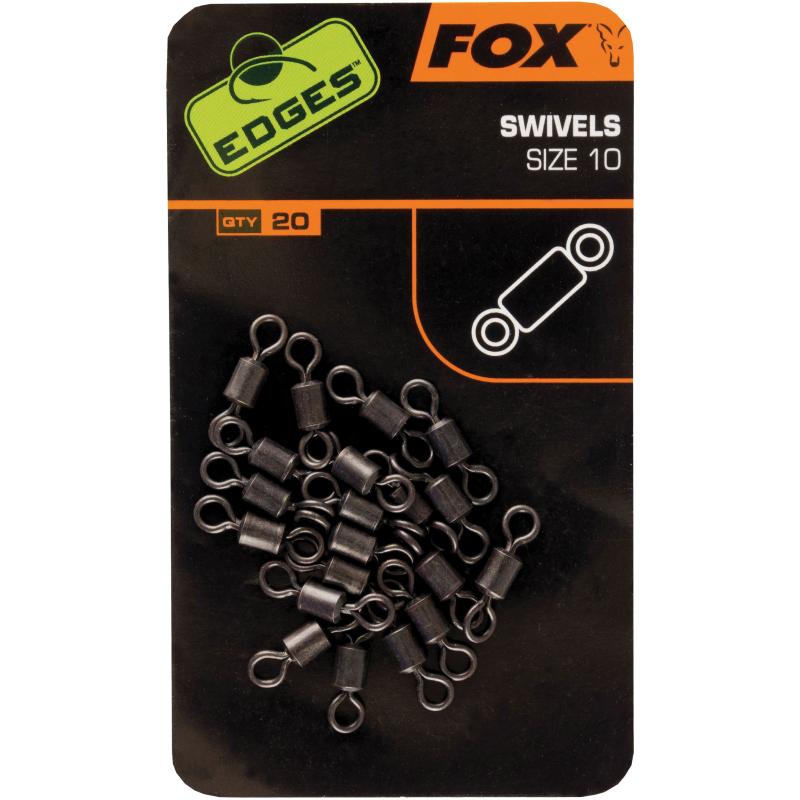 FOX Edges Swivels Standaard maat 10 x 20
