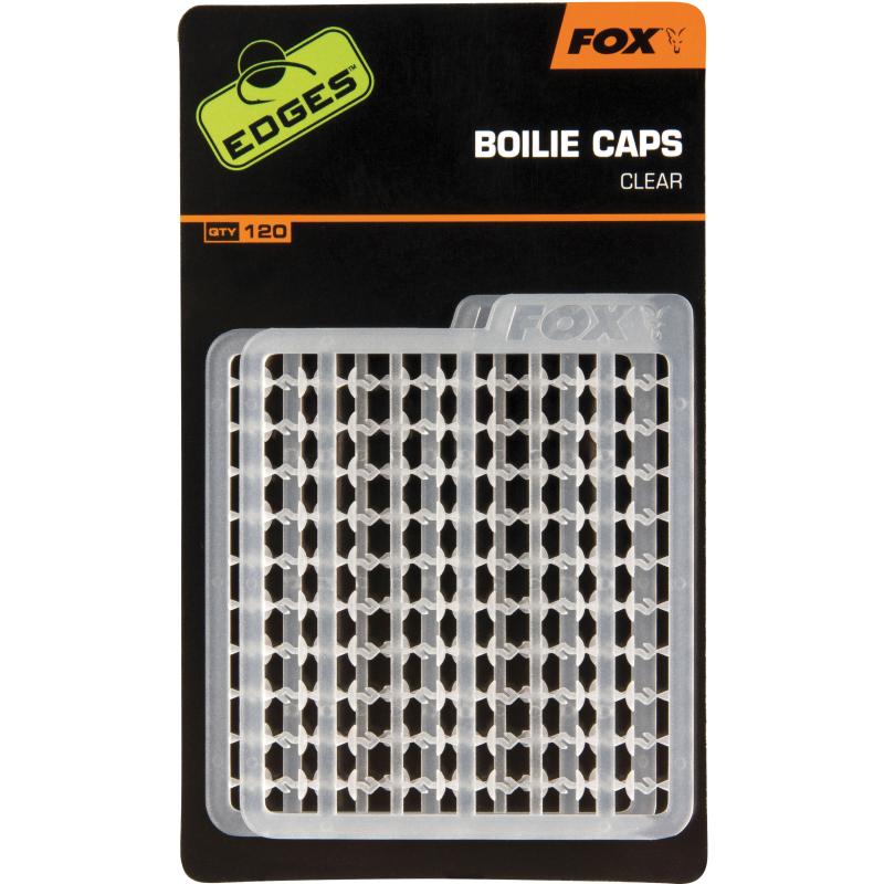 Bouchons de bouillette FOX Edges transparents (120 pièces)