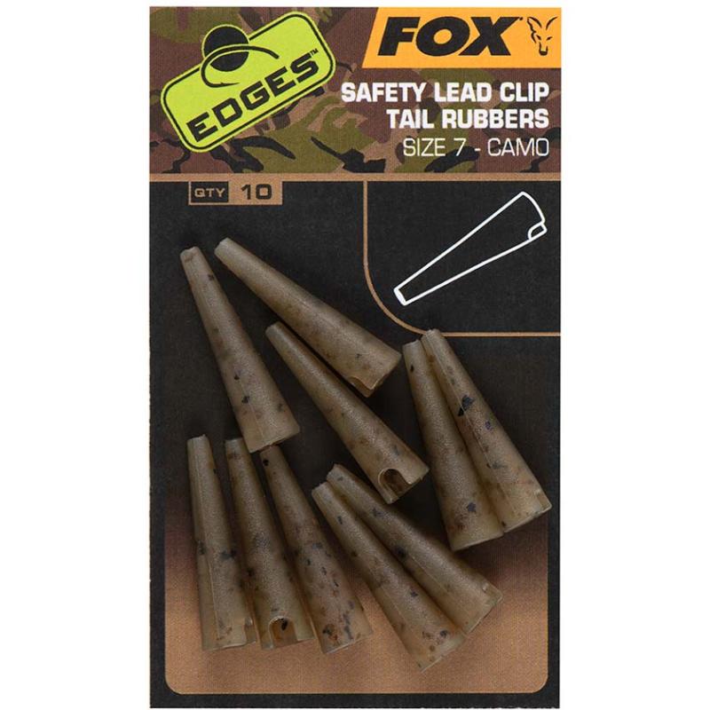 Fox Edges Camo Maat 7 leadclip staartrubbers