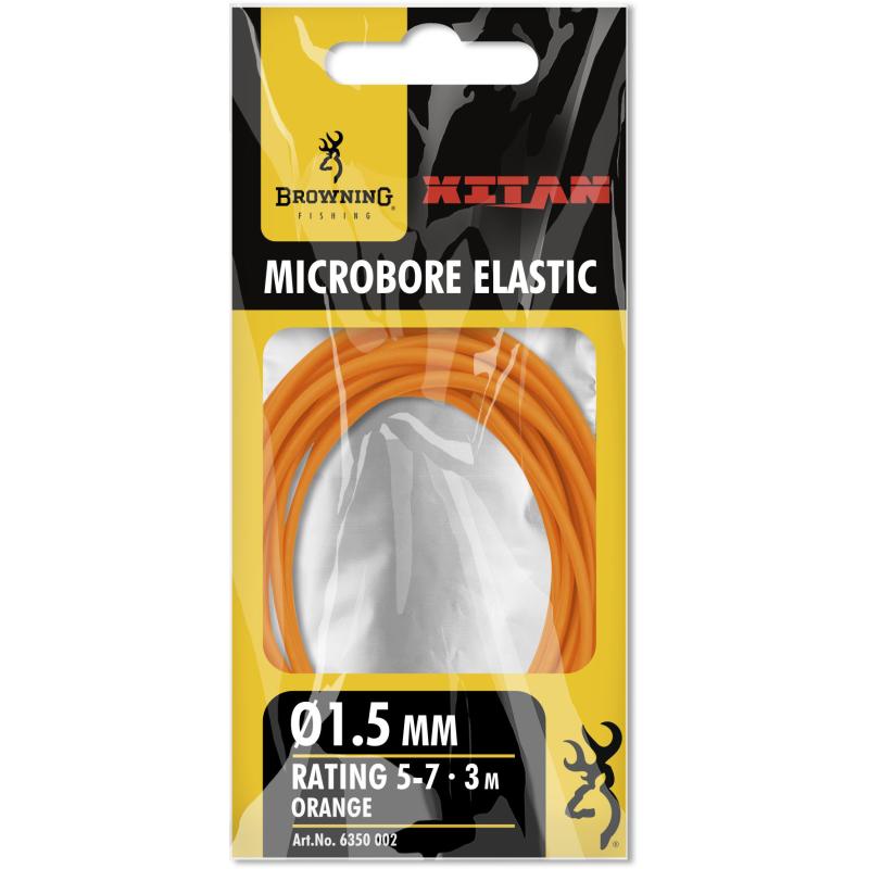 Browning 3m Xitan Microbore Pole Elastic oranje 1,50 mm