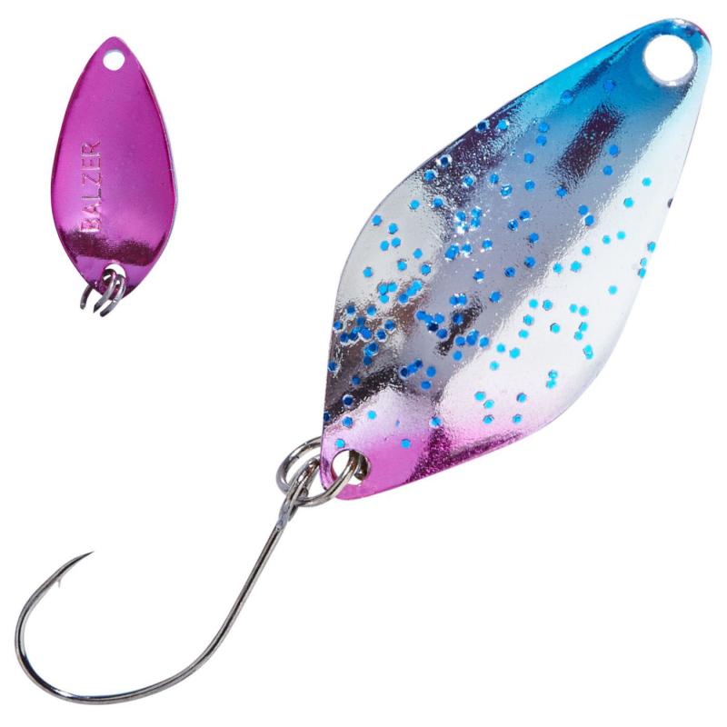 Balzer Trout Collector Zomerlepel Chicco blauw-zilver glitter