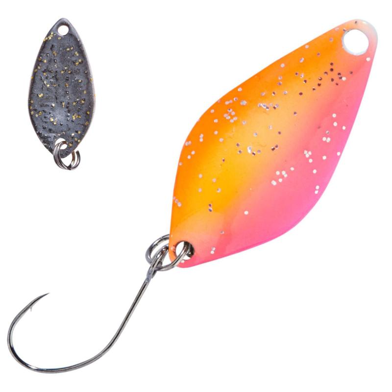 Balzer Trout Collector Zomerlepel Chicco rood-oranje glitter