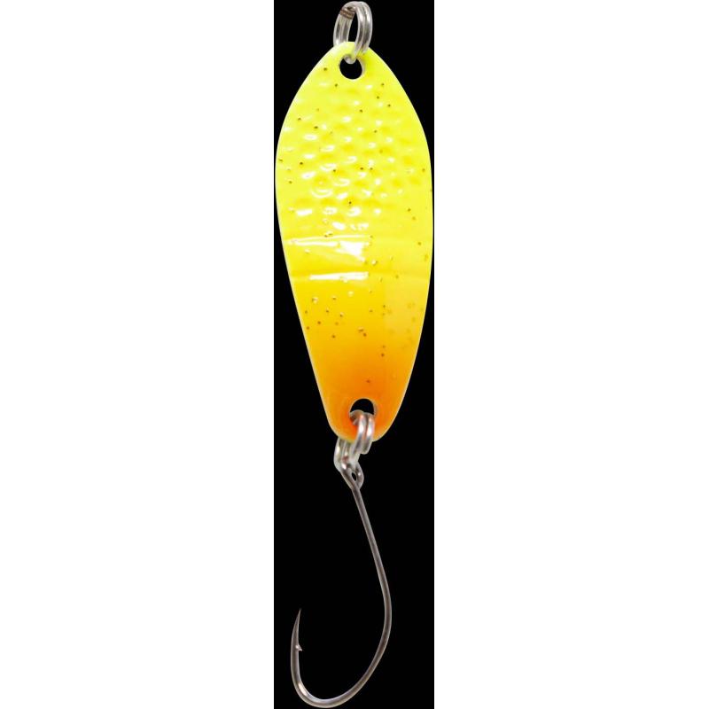 Fishing Tackle Max Spoon Dragon 2,5gr. yellow-orange with glitter/gold