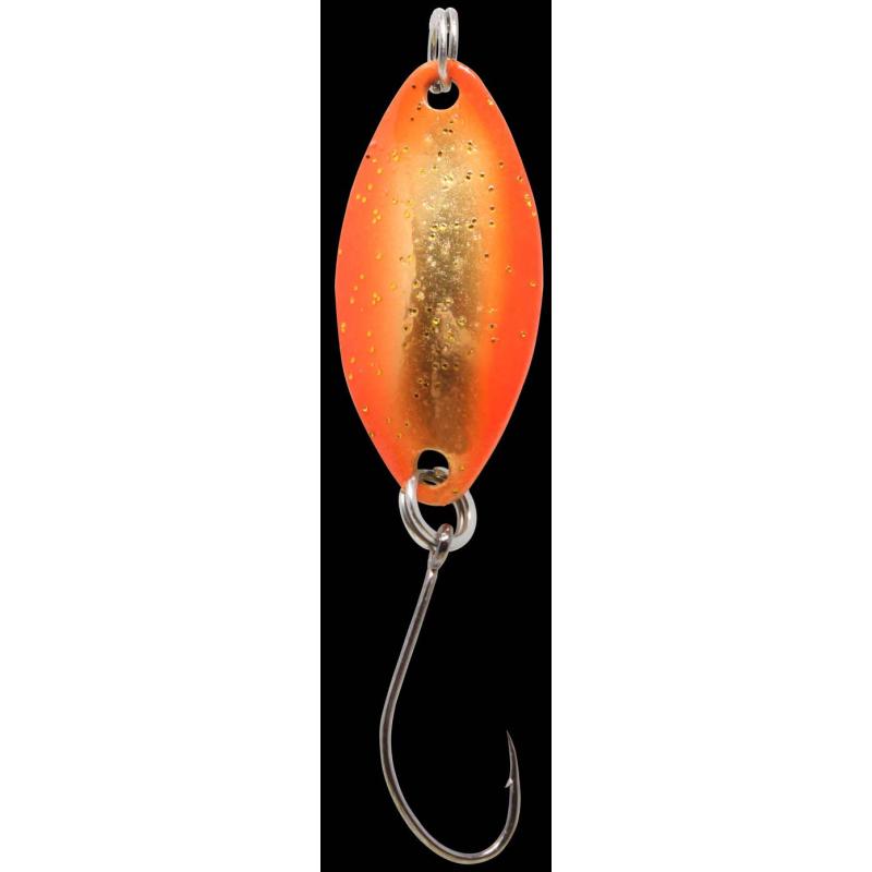 Matériel de pêche Max Spoon Jife 2,0gr. orange-or avec paillettes/or