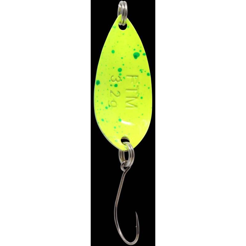 Fishing Tackle Max Spoon Salza 3,2gr. green-yellow-orange black/yellow green