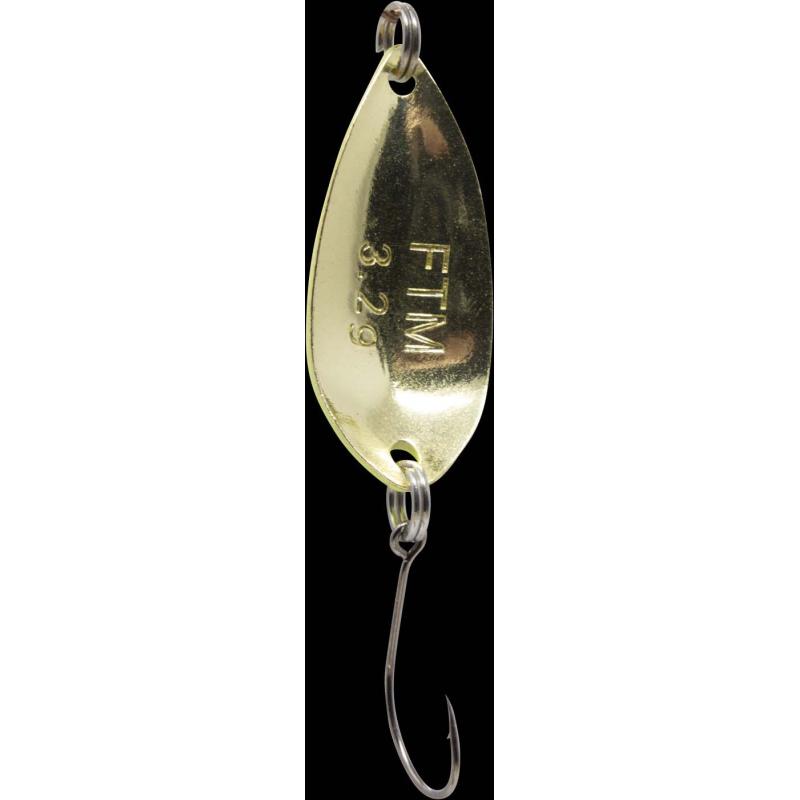 Fishing Tackle Max Spoon Salza 3,2gr. gelb-rot m. Glitter/gold