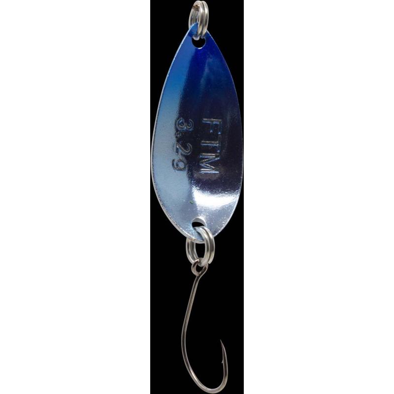 Matériel de pêche Max Cuillère Salza 3,2gr. bleu-blanc/bleu-argent