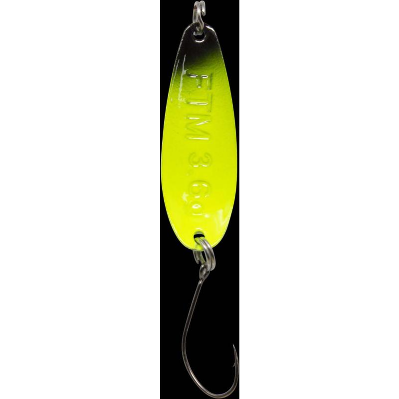 Fishing Tackle Max Spoon Wheel 3,6gr. chartreuse-schwarz/chartreuse-schwarz