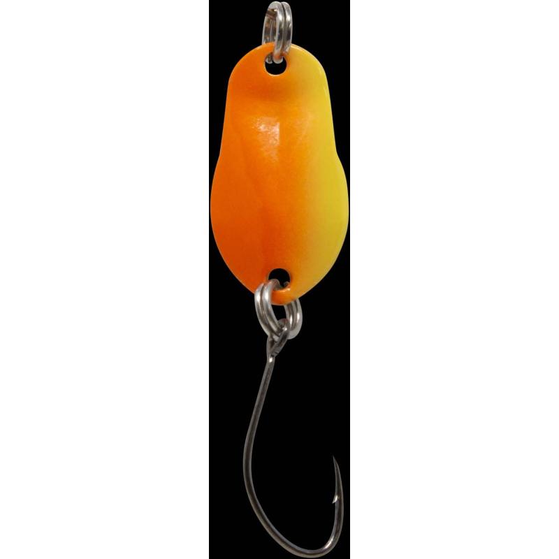 Matériel de pêche Max Spoon Track 0,7gr. orange-jaune/or