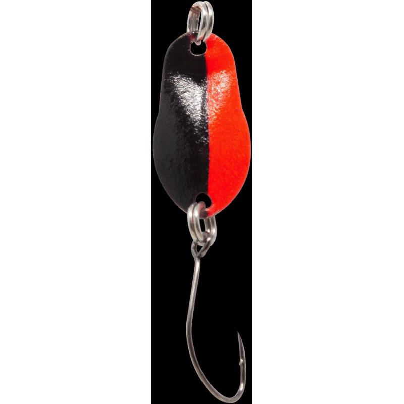 Visgerei Max Spoon Track 0,7gr. zwart-rood/zwart-rood