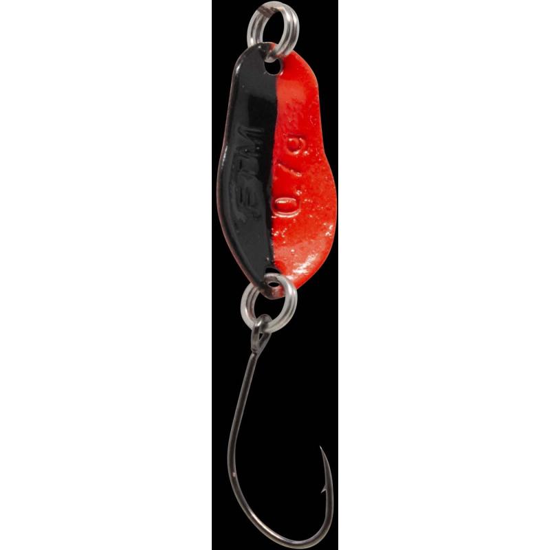 Matériel de pêche Max Spoon Track 0,7gr. noir-rouge/noir-rouge