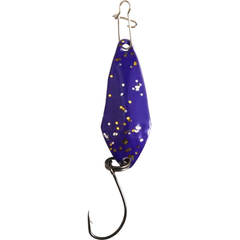 Paladin Trout Spoon Catcher S 1,5g violet pailleté / blanc pailleté