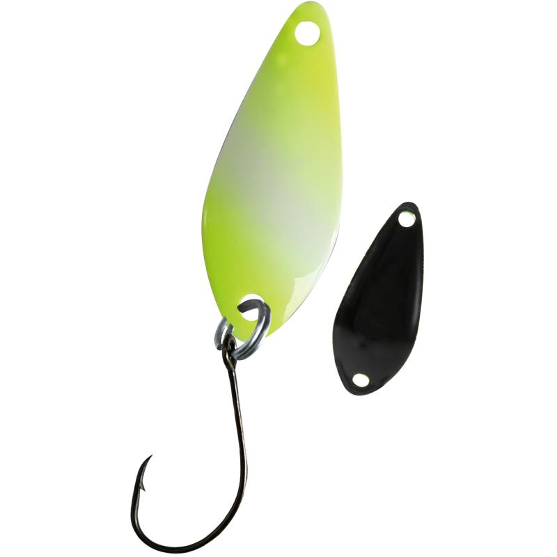 Paladin Trout Spoon Nightmare 2,0g fluo yellow glow / black