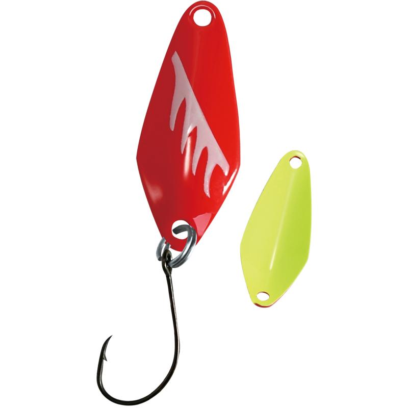 Paladin Truite Cuillère Moonshine 2,3g rouge-glow / jaune fluo