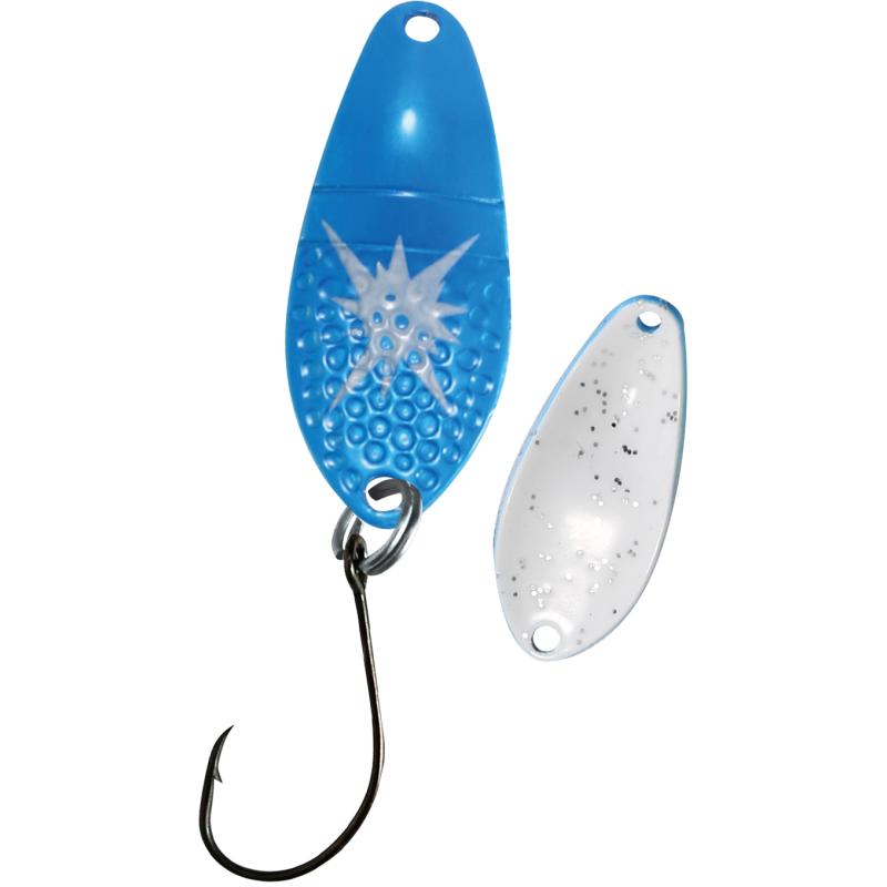 Paladin Trout Spoon Starlight 2,9g blue-glow / white