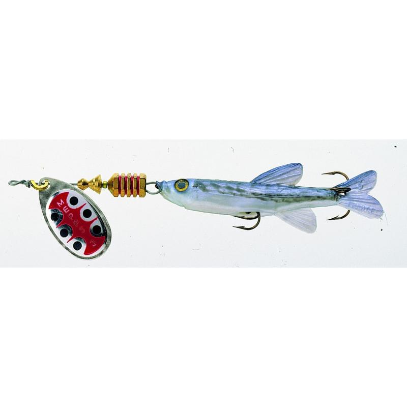 Mepps Aglia TW with fish silver size 1