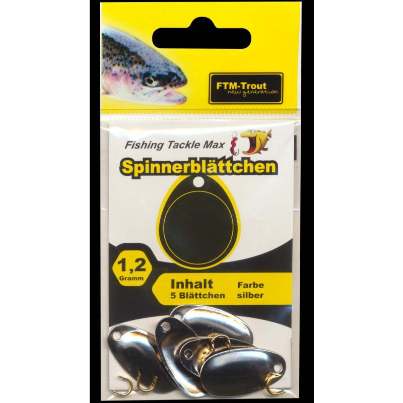 Feuilles spinner FTM-Trout New Generation argent