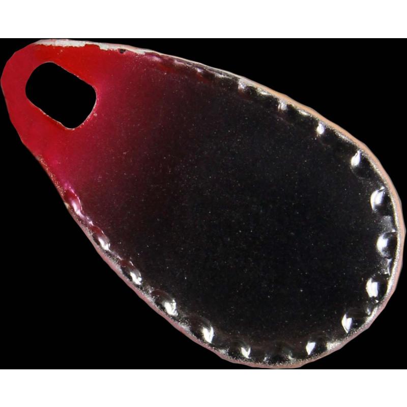 Fishing Tackle Max cuillère à truite 4,0 gr colorée avec rayures noires/argent-rouge