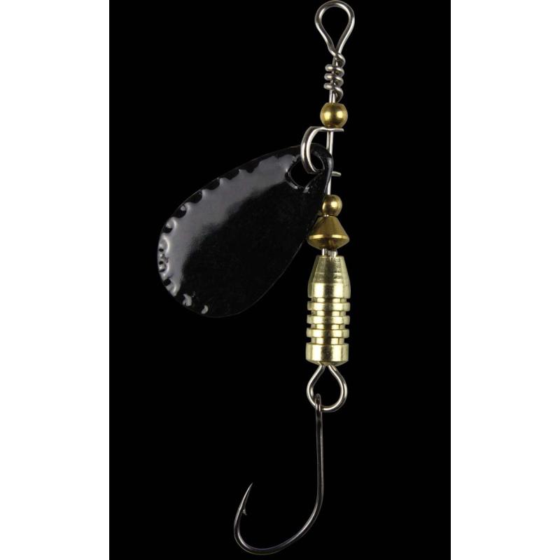 Fishing Tackle Max trout spoon 4,0 gr. black/green