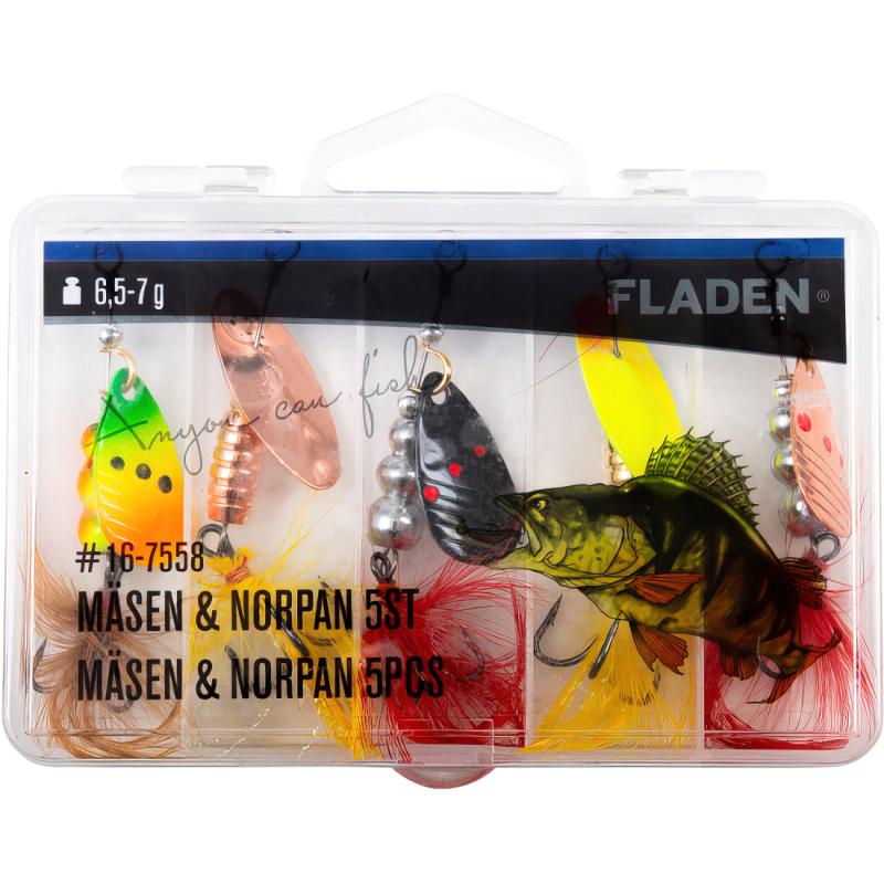 FLADEN Mäsen & Norpan en boîte 5 pièces 6.5-7g