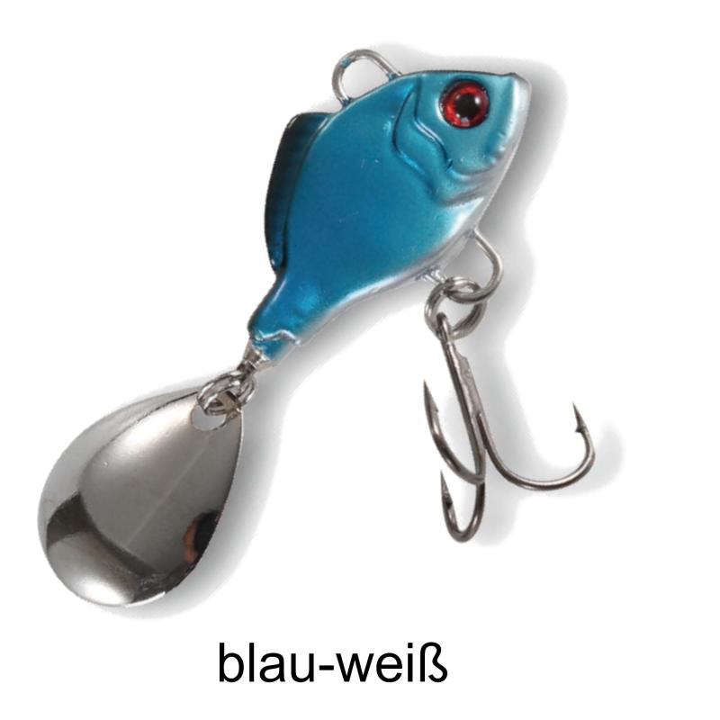Paladin Double Action Spin blau weiß 18g
